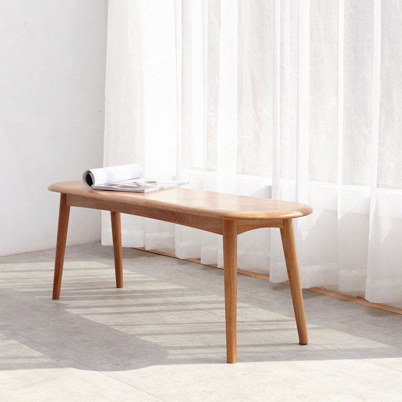 Banc en bois de chêne naturel, Chêne