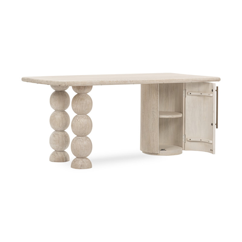 Adir Solid Wood Computer Desk