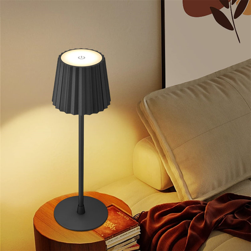 URBNLIVING Metal Table Lamp, Black