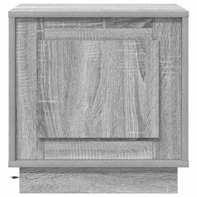 Bedside Cabinet With 44 X 34.5 X 45 Cm Engineered Wood