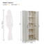 Armoire de rangement robuste à double porte, armoire de chambre à coucher autoportante, garde-manger de cuisine