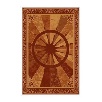 Tapis oriental doux rouge moelleux en tissu Luyster