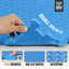 Tapis d'exercice à emboîtement en mousse CAP, losange 96 pi2, TATAMI, carreaux en T de 1 po d'épaisseur-98182287