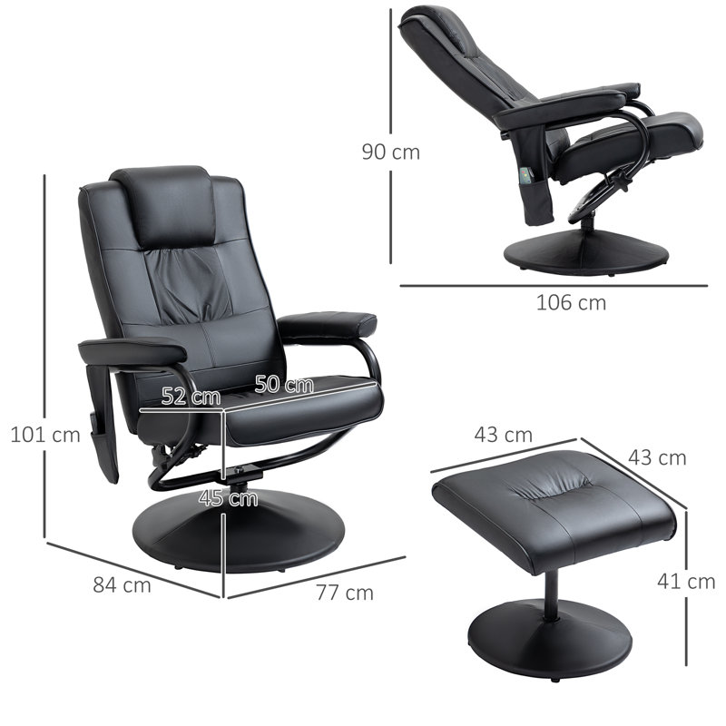 Lacarlos Manual Recliner, Black