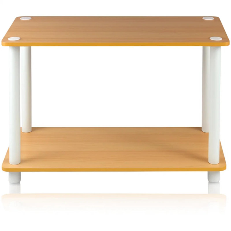 Table de bout Turn N Tube, Hêtre / blanc