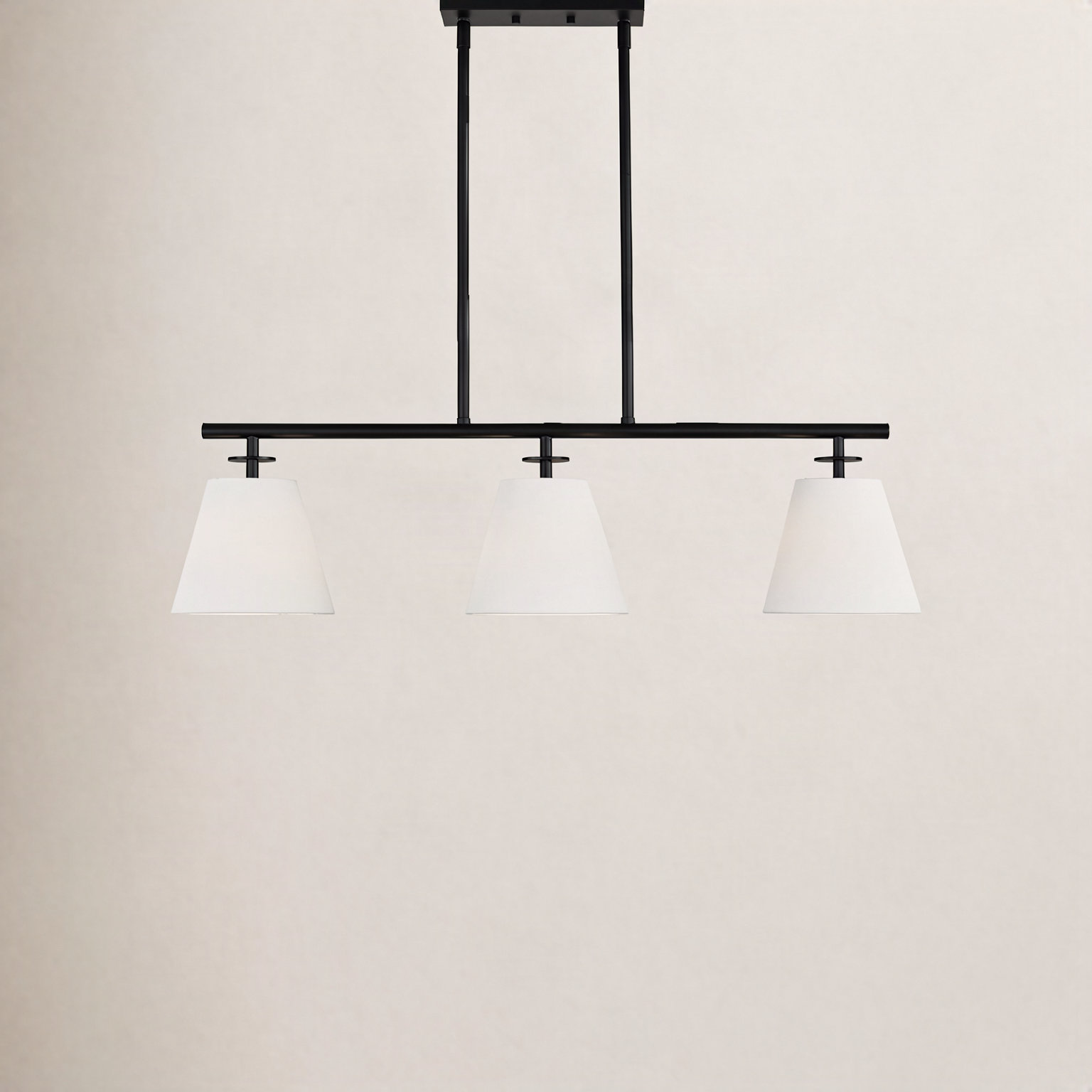 Stephens 3 - Light Dimmable Chandelier, Black