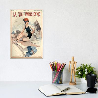 1927 La Vie Parisienne Magazine Cover 1 Piece Wall Art on Canvas