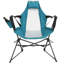 Chaise de camping hamac, chaise berçante pliante portative, chaise pivotante à dossier réglable en alliage d'aluminium avec porte-gobelet d'oreiller, fauteuil inclinable avec sac de transport pour la cour extérieure, bleu (2 pièces)-118632150