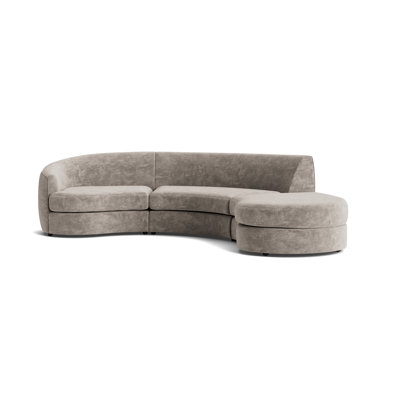 Giselle 3-Piece Left Arm Sectional