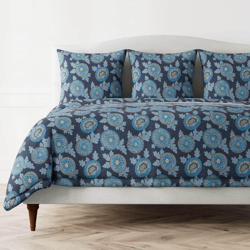 The Met x Ann Gish Blossom Duvet Cover, Queen Duvet Cover