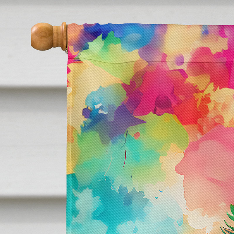Drapeau de maison de paon hippie