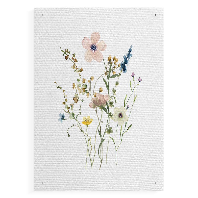 Cottage Garden Study II - Impression sur toile seulement - NON-CADRE, H 18 po x l 12 po