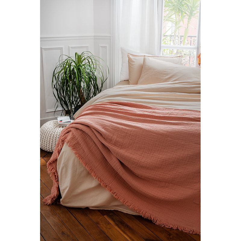 Nastya Blanket, W180 x L250cm, Orange