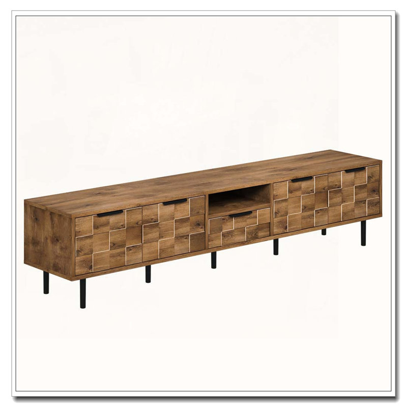 Meuble télé en bois avec rangement