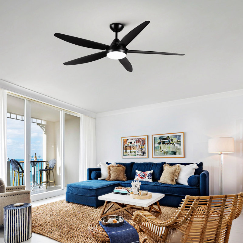 55.96'' Ceiling Fan with LED Lights