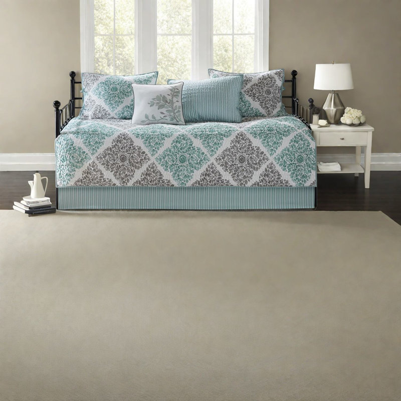 Ensemble de literie réversible de qualité supérieure, conception en coton turquoise pour la maison