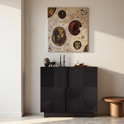 Armoire d'entrée minimaliste moderne à portes multiples