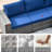 5-Person Wicker Patio Furniture Set With Cozy Cushions And Coffee Table-1131236991