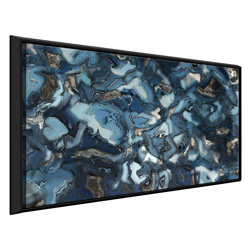 « saved from my », reproduction d’art, H 39,5 po x l 63,5 po x P 2 po, Cadre flottant noir