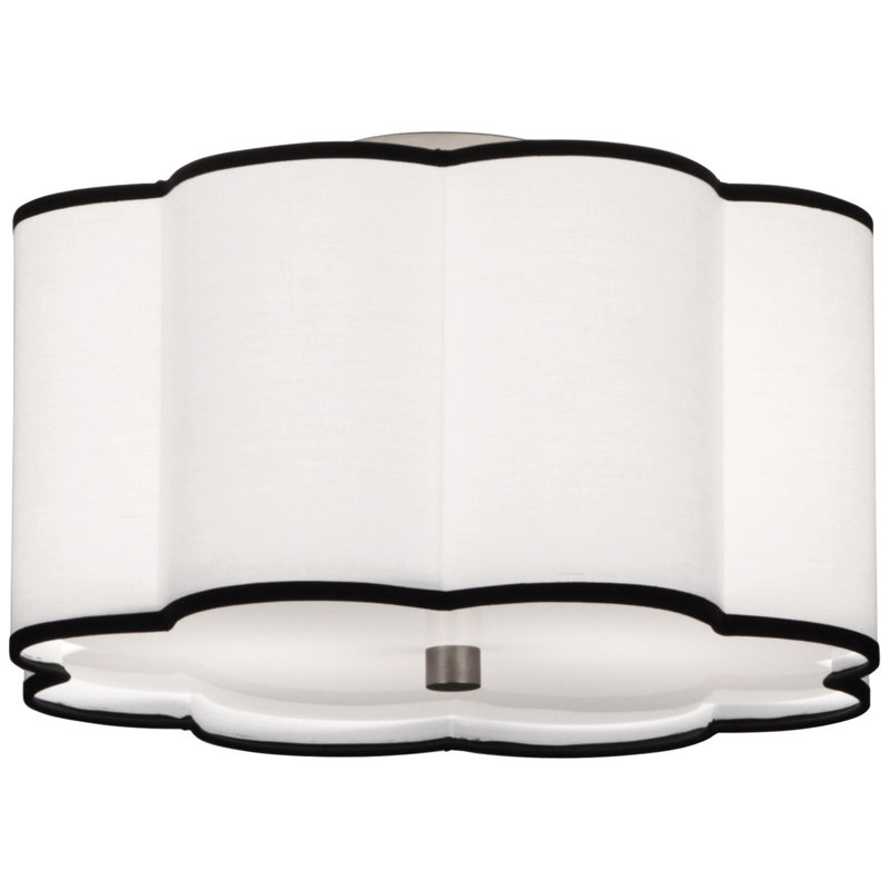 Axis 2 - Light Semi Flush Mount, Blackened Antique Nickel