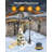 Black Dusk to Dawn Ooutdoor Light Post Lamp with Outlet 2-Head