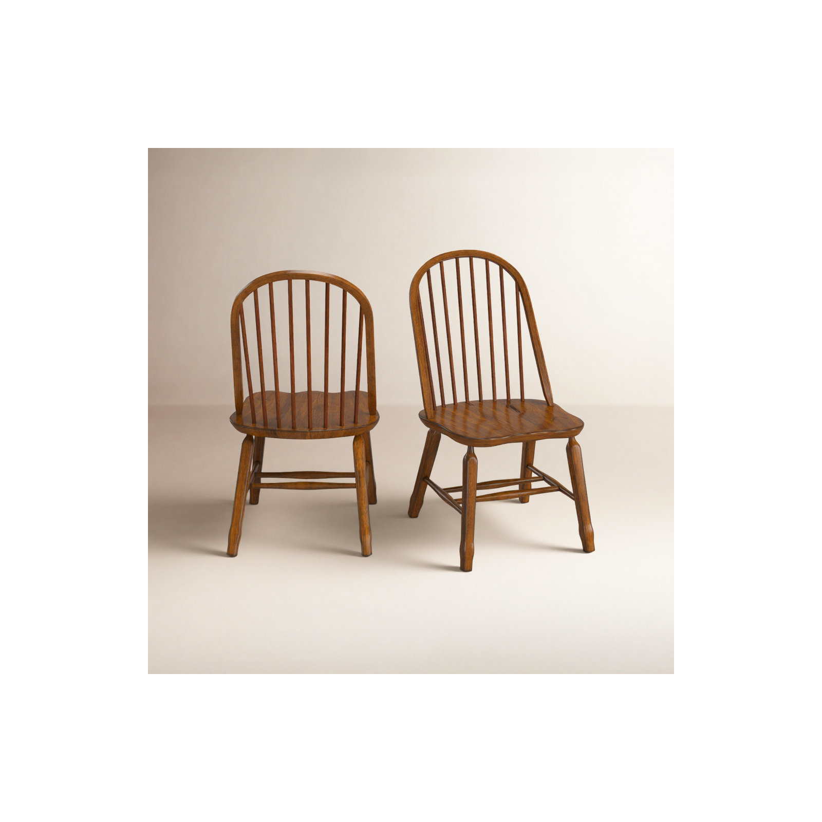 Makira Windsor Chair, Rustic Oak