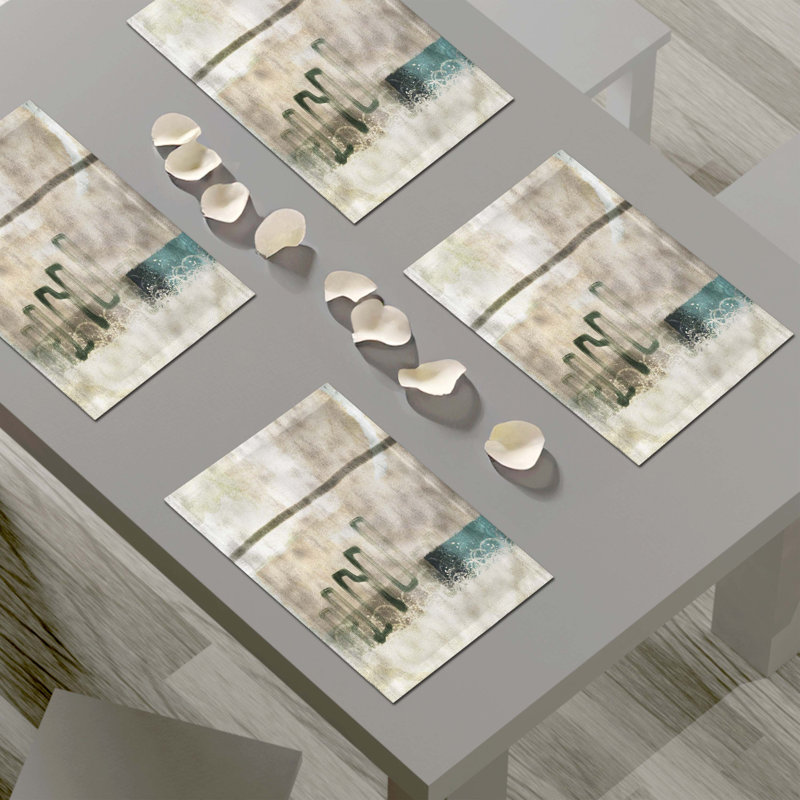 Napperon abstrait en polyester