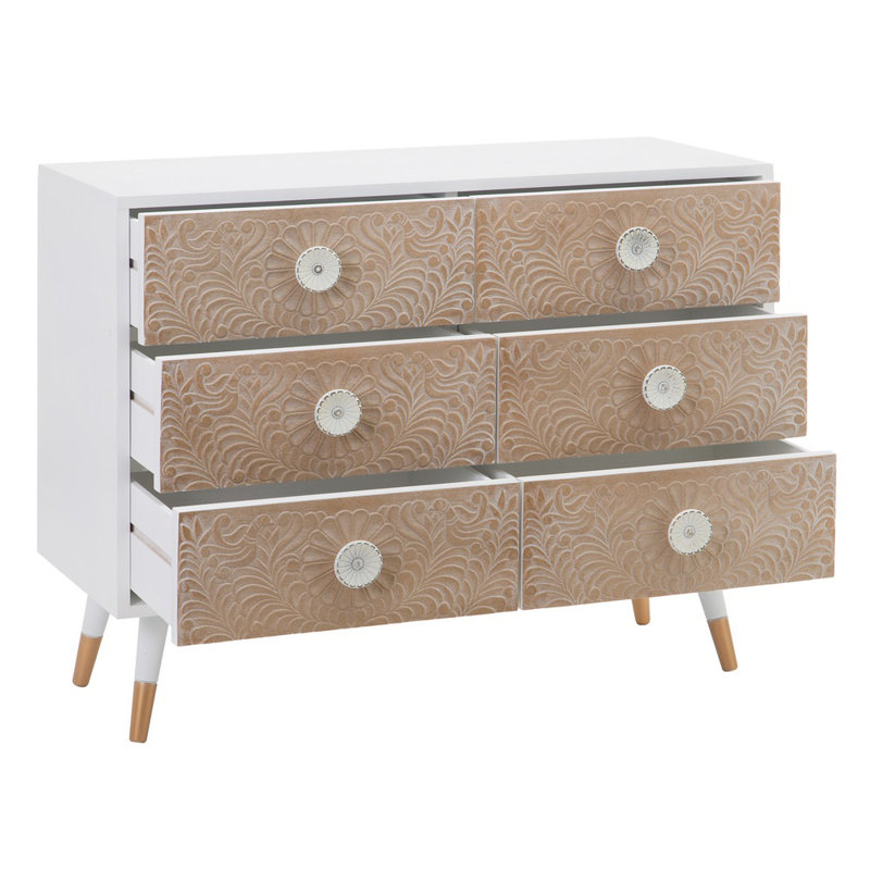 Chapman 100cm W 6 - Drawer Chest of Drawers