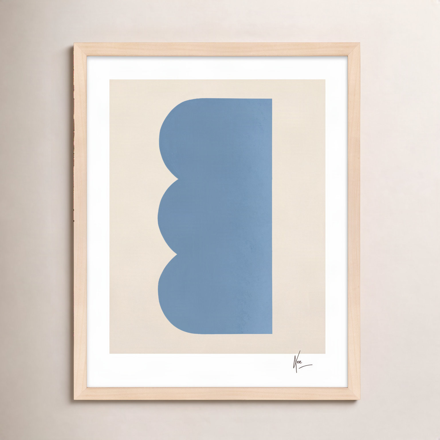 Keyhole 6 by Lee Lessem, 30" H x 24" W x 1.25" D, Maple Framed
