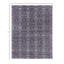 Tapis noué à la main de conception unique Ikat - bleu, 9 pi 3 po x 12 pi 1 po