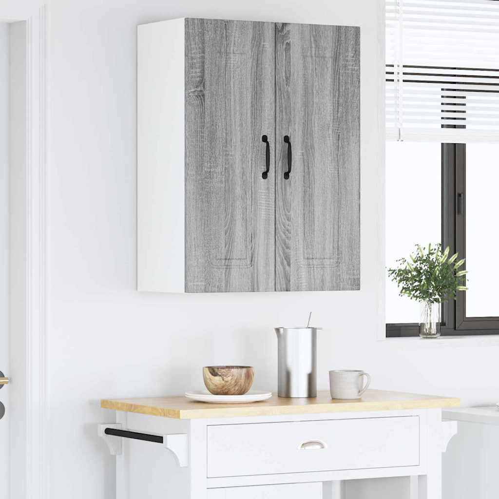 Vidaxl Kitchen Wall Cabinet With Shelf 2 Pcs Black 30 X 31 X 80 Cm