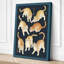 Seven Tabby Cats Japandi - Wrapped Canvas-639861105-639861114