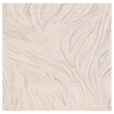Tapis abstrait en laine et coton touffeté à la main Ymir