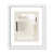 Cadre photo blanc mat