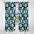 Azure And Green Canopy Tropical Pattern V - Floral Curtain - Blackout Curtain - 1 Panels-107545717
