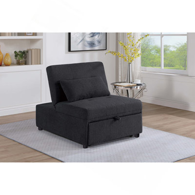Canapé-lit contemporain en tissu Sherpa