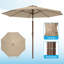 Parasol de patio 9 pi avec base-133047204