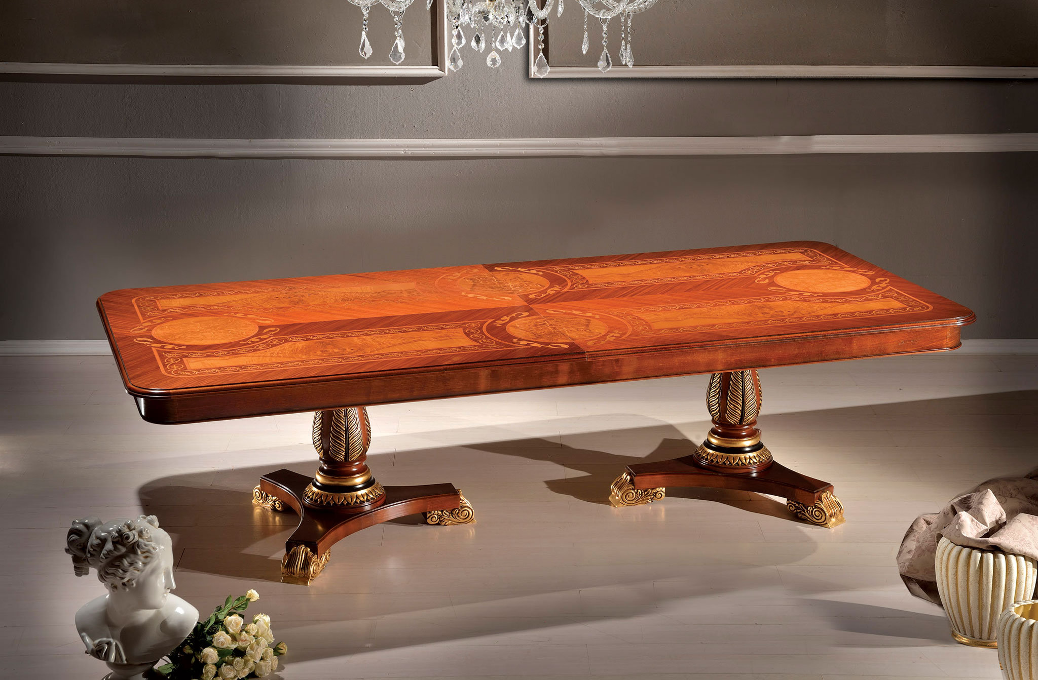 David Michael Solid Wood Dining Table - Wayfair Canada