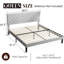 Lit plateforme tapissier Noan-1319655291