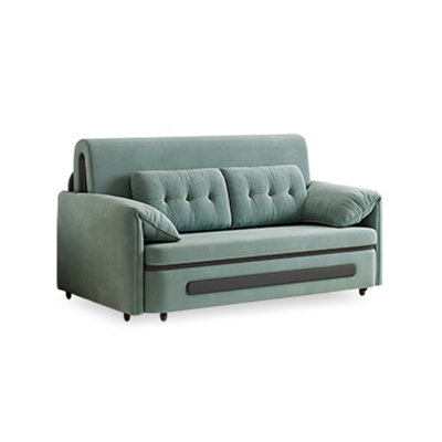 Minimalist Modern Flannel Extendable Living Room Sofa