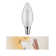 3W E14 Dimmable LED Vintage Edison Standard Light Bulb