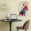 Aquarelle, cheval, cavalier, art mural contemporain-129475695