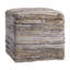 Frisco 18" Wide Square Pouf Ottoman