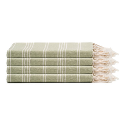 Ensemble de 4 serviettes en coton Essential