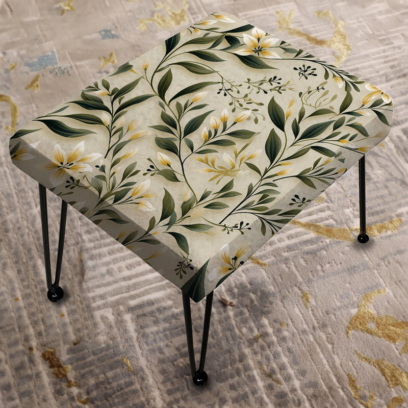 Zen Foliage II - Plants Rectangle Ottoman