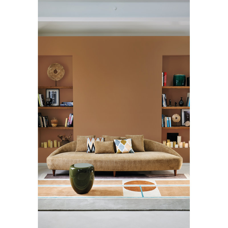 Colagem Hand Tufted Wool Geometric Area Rug in Beige/Gray/Brown, Rectangle 8'2" x 11'6"