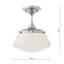 Lisette Glass Semi Flush Mount