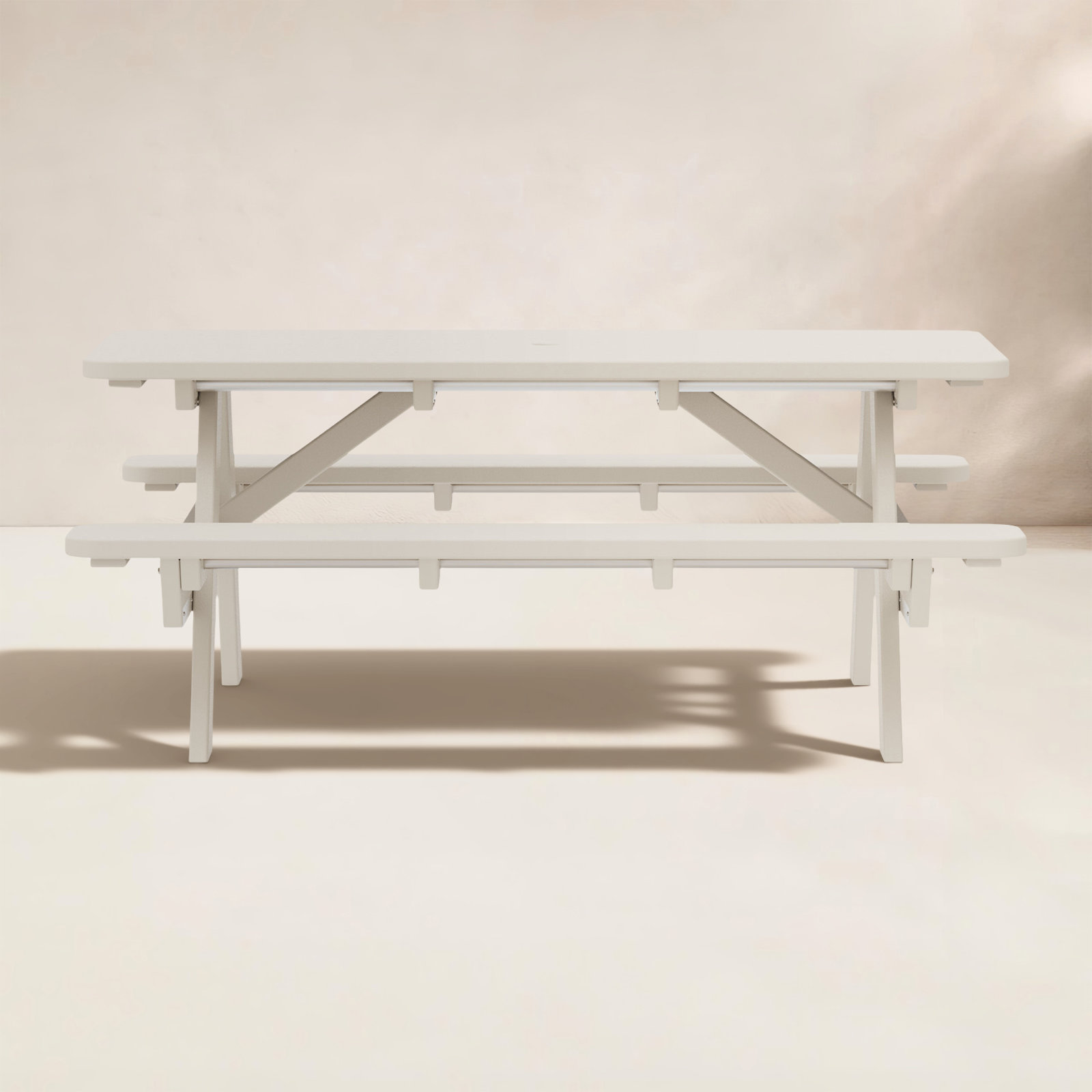 POLYWOOD® Park 65" Picnic Table, Sand
