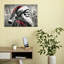 «Urban Graffiti Santa», reproduction d'art abstrait contemporain d'art mural urbain-874074861