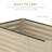 Sebian 4x2x2ft Outdoor Metal Raised Garden Bed, Planter Box for Vegetables, Flowers, Herbs-2005751963
